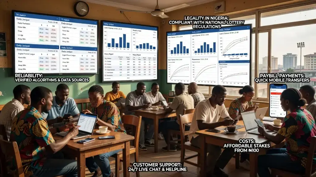 How Jackpot Games and Predictions Work: Reliability, Legality in Nigeria, Costs, Paybill Payments and Customer Support